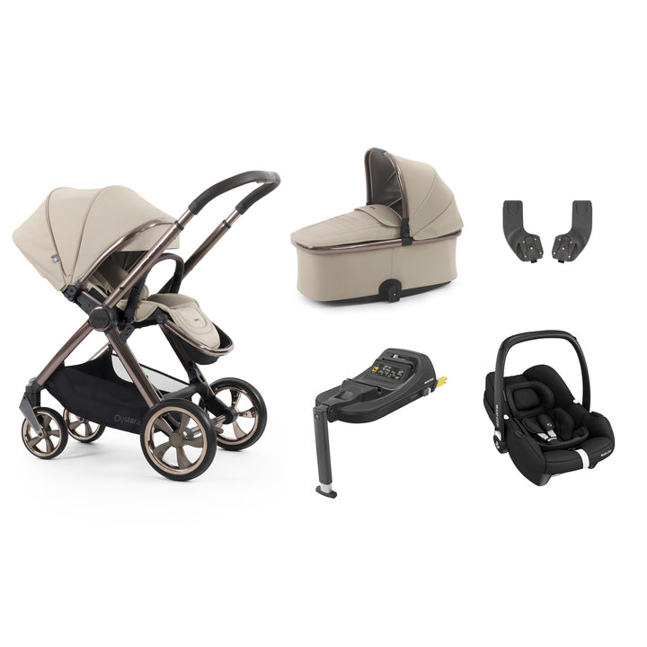 Babystyle Oyster 4 Essential Maxi-Cosi Cabriofix Bundle - Buttermilk