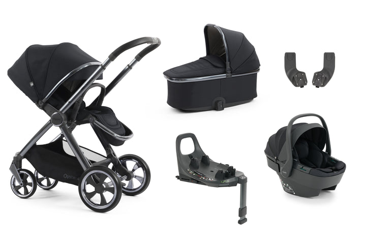 Babystyle Oyster 4 Essential 360 Travel System Bundle - Carbonite