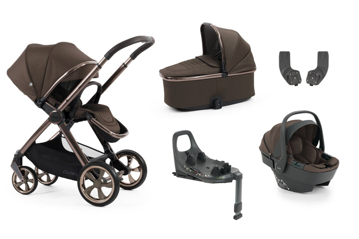 Babystyle Oyster 4 Essential 360 Travel System Bundle - Chocolate Velvet