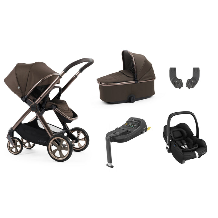 Babystyle Oyster 4 Essential Maxi-Cosi Cabriofix Bundle - Chocolate Velvet