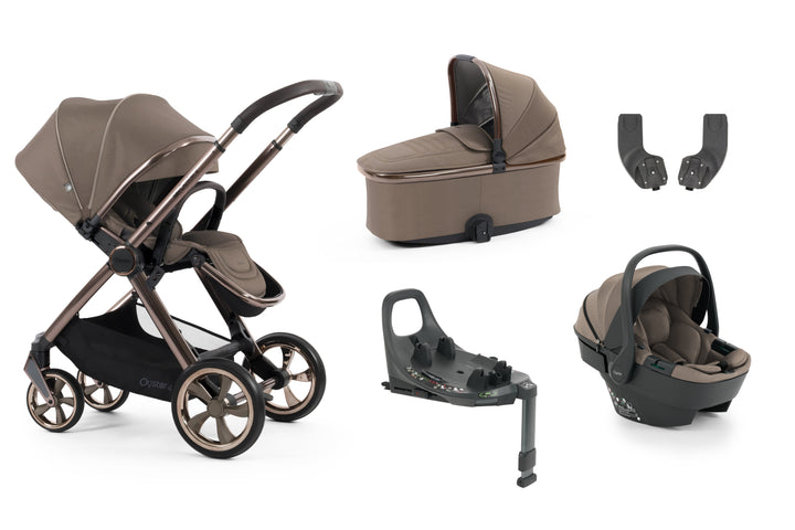 Babystyle Oyster 4 Essential 360 Travel System Bundle - Mink