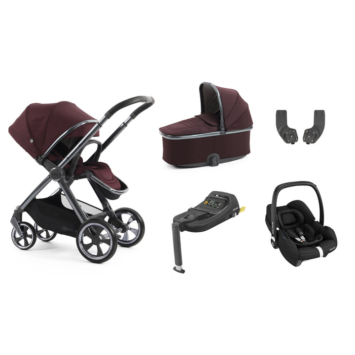 Babystyle Oyster 4 Essential Maxi-Cosi Cabriofix Bundle - Mulberry