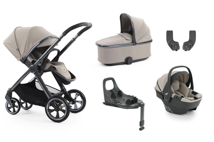 Babystyle Oyster 4 Essential 360 Travel System Bundle - Stone