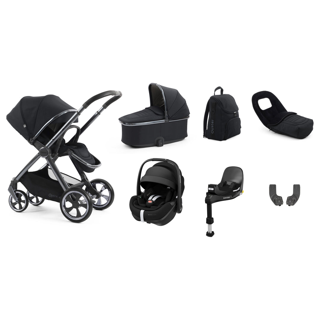 Babystyle Oyster 4 Luxury Pebble 360 Pro2 Bundle - Carbonite