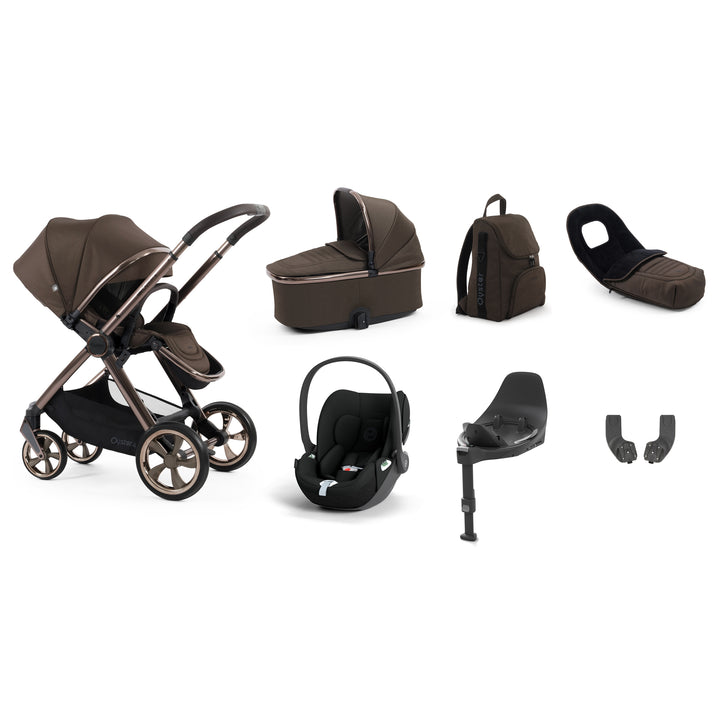 Babystyle Oyster 4 Luxury Cloud T Bundle - Chocolate Velvet