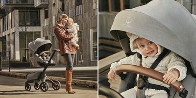 Stokke Xplory X Pushchair & Carrycot - Modern Grey