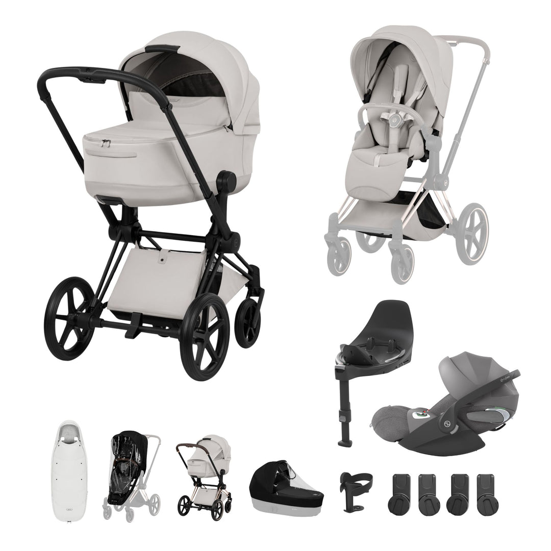 Cybex PRIAM Fold Cot Ultimate Travel System Bundle