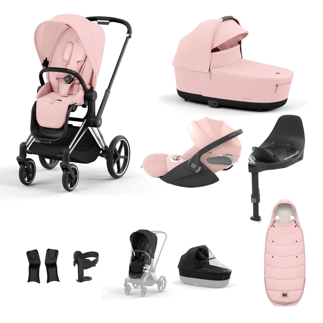 Cybex Priam Bundle - Peach Pink