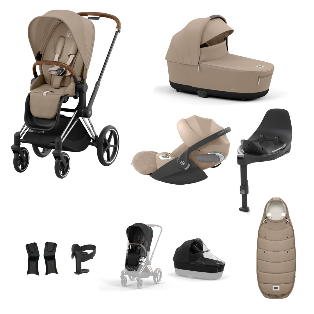 Cybex Priam Bundle - Cozy Beige