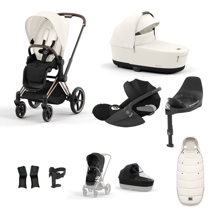 Cybex Priam Bundle - Off White