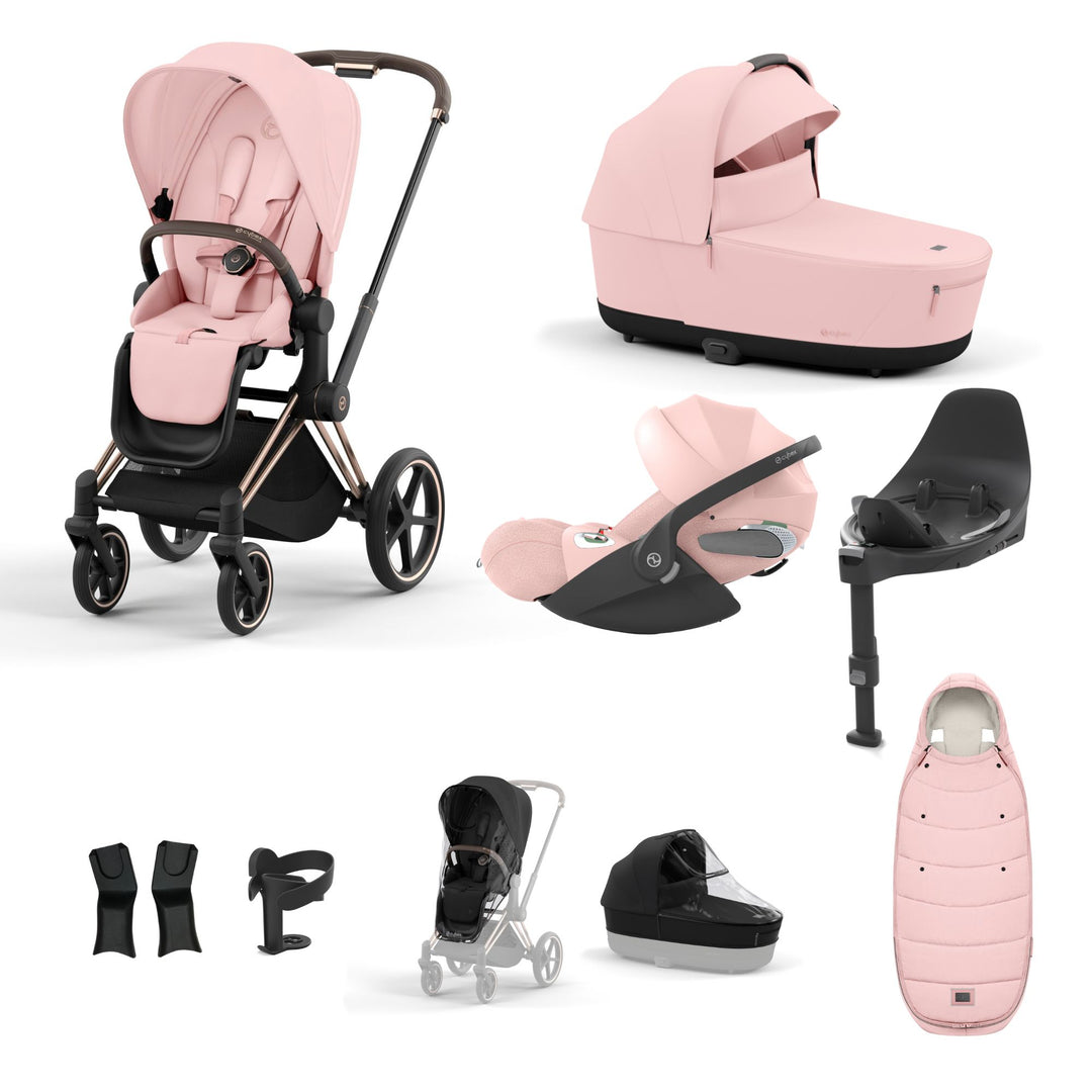 Cybex Priam Bundle - Peach Pink