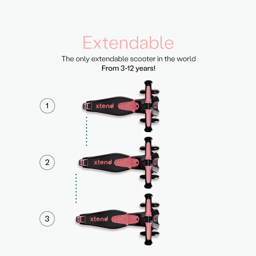 Xtend Scooter+ Ride On - Salmon