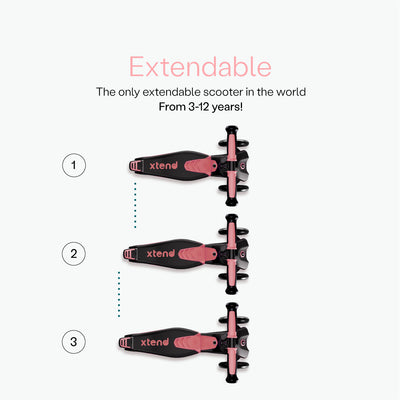 Xtend Scooter+ Ride On - Salmon