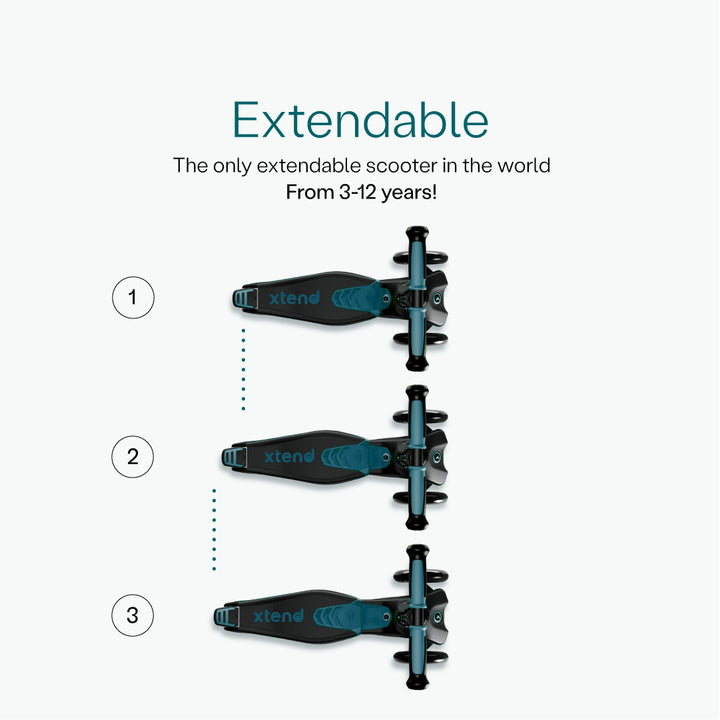 SmarTrike Xtend Ride On Scooter Plus From 12months to 12Years - Teal