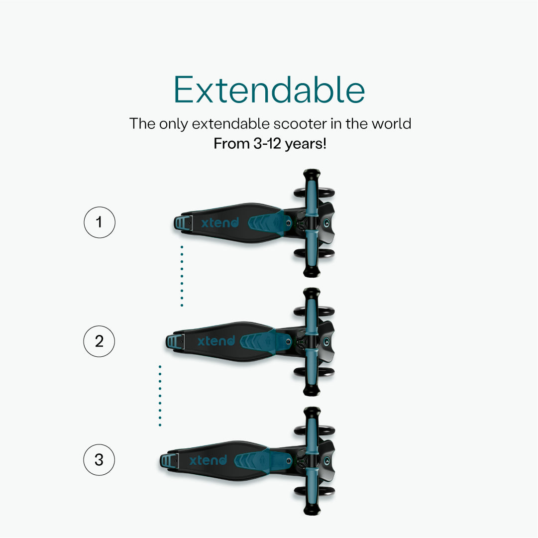 Xtend Scooter+ Ride On - Teal
