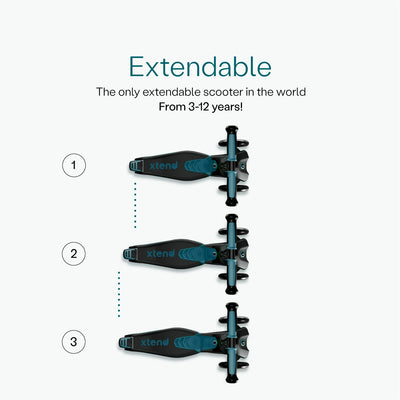 Xtend Scooter+ Ride On - Teal