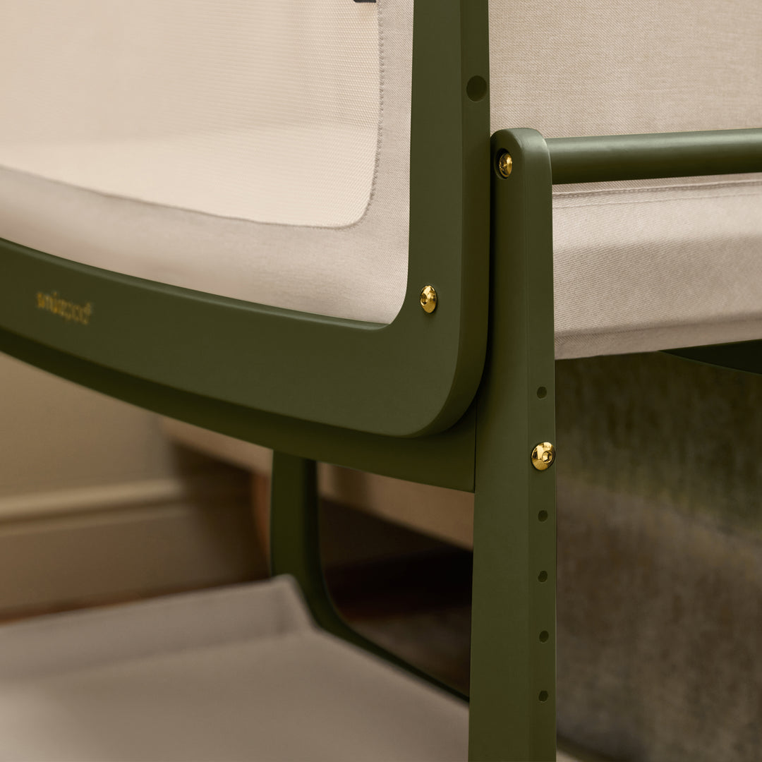 SnuzPod5 Bedside Crib - Olive