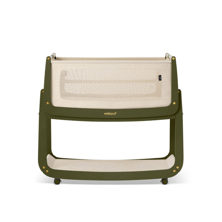 SnuzPod5 Bedside Crib - Olive