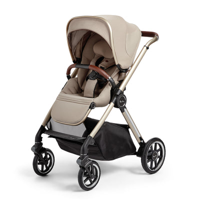 Silver Cross Reef Ultimate Maxi-Cosi Pebble 360 Pro Bundle with First Bed Folding Carrycot - Stone
