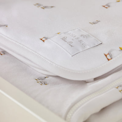 Silver Cross Cot Bed Starter Bedding Bundle - Duck Print