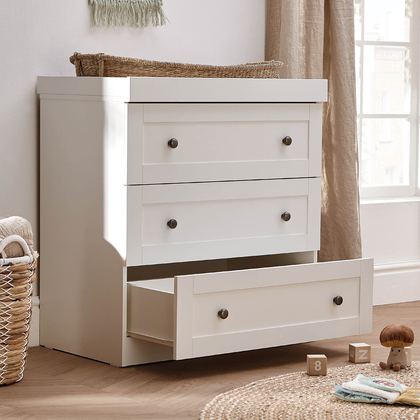 Silver Cross Bromley White - Dresser