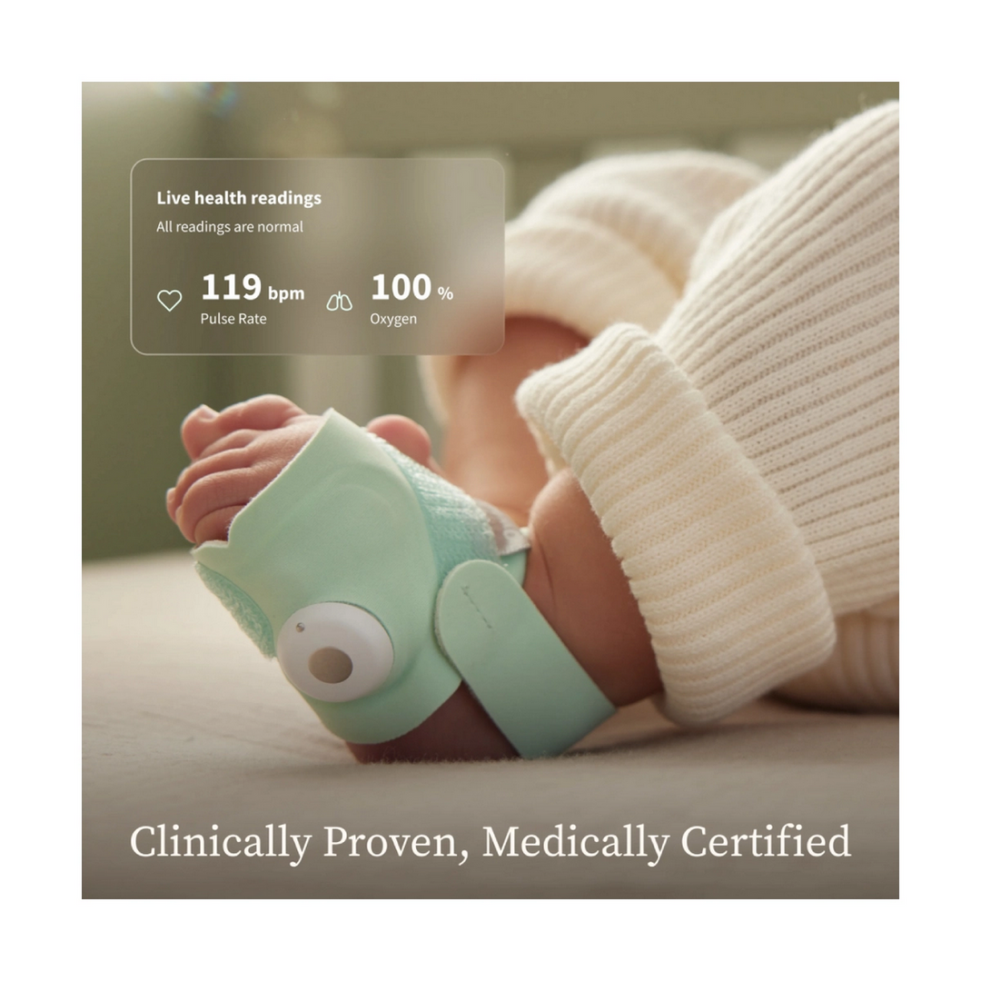 Owlet Dream Duo Sock & Baby Sight Monitor - Mint