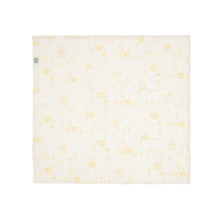 Stokke® Muslin cloth 60x60 2 Pack - Sunset Yellow Map OCS