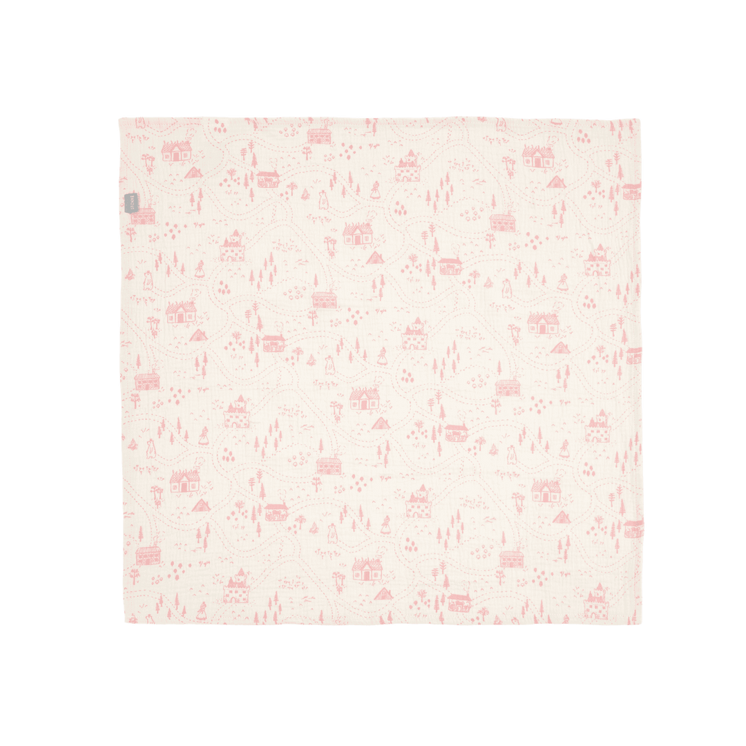 Stokke® Muslin cloth 60x60 2 Pack - Wild Rose Map OCS (Copy)