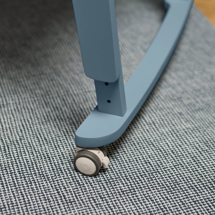 SnuzPod Studio Bedside Crib with mattress - Santorini Sky