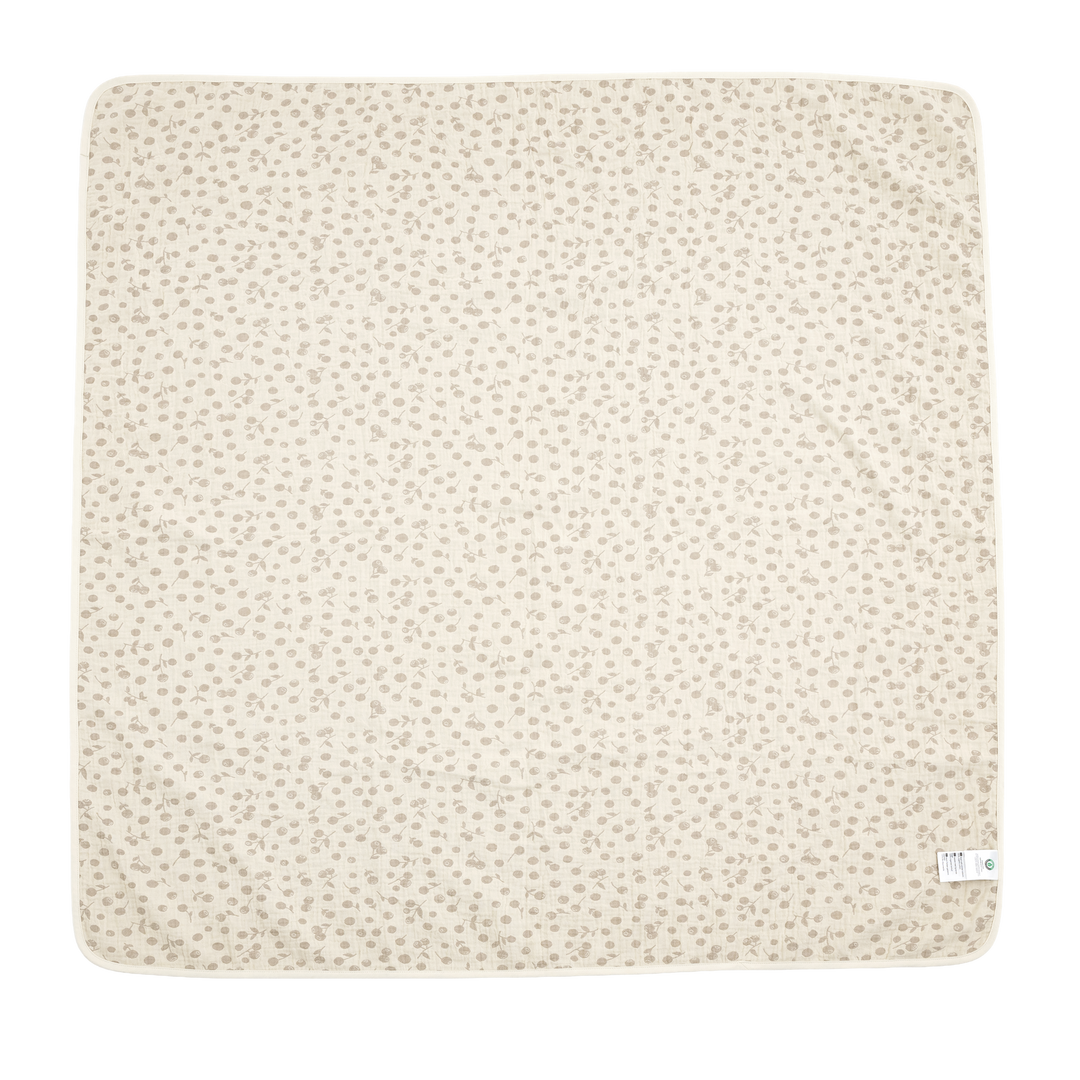 Stokke® Swaddle Muslin Blanket 110x110 - Birch Beige Berries OCS