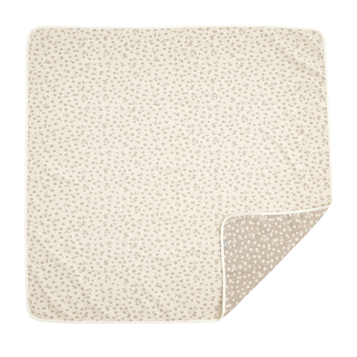 Stokke® Swaddle Muslin Blanket 110x110 - Birch Beige Berries OCS
