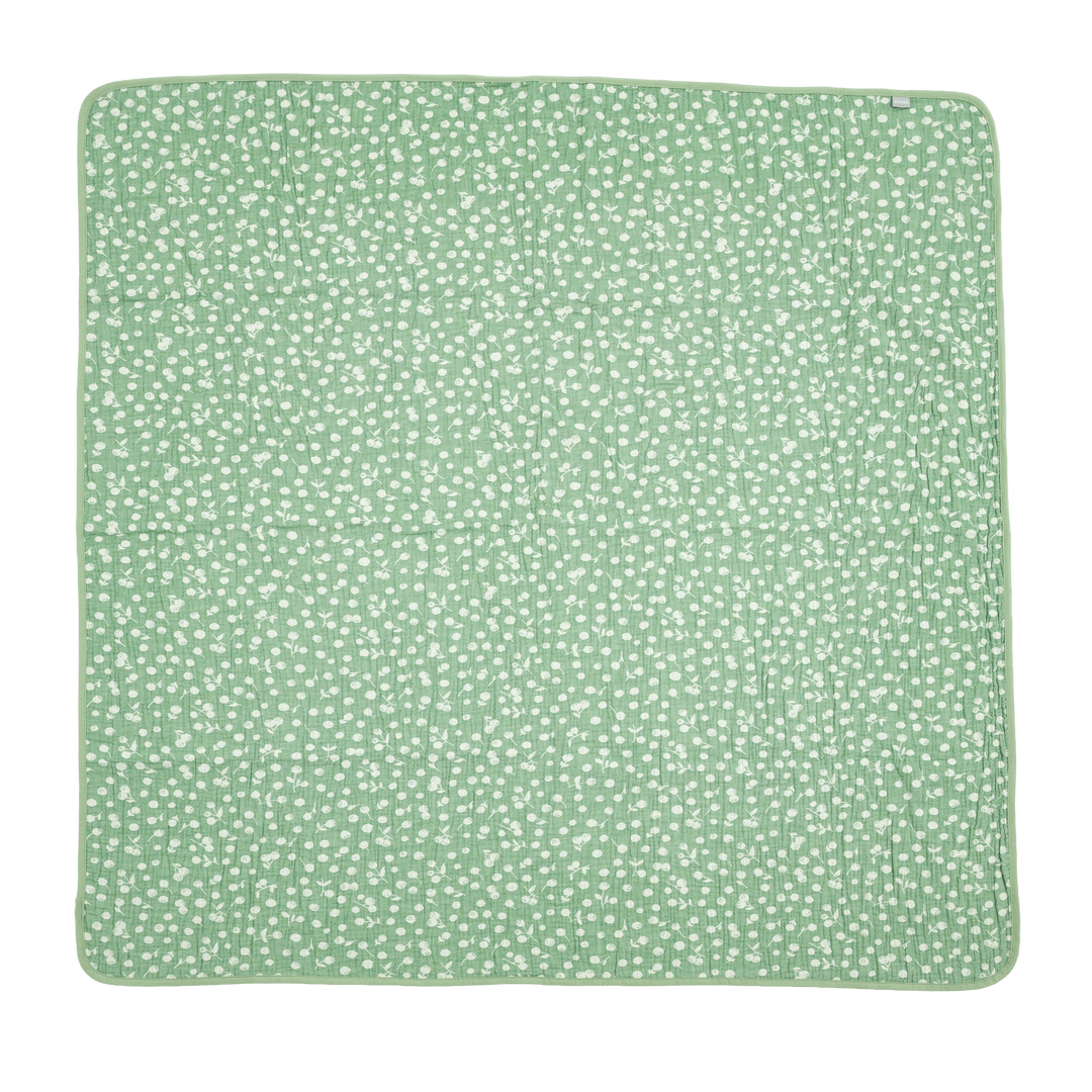 Stokke® Swaddle Muslin Blanket 110x110 - Sage Green Berries OCS