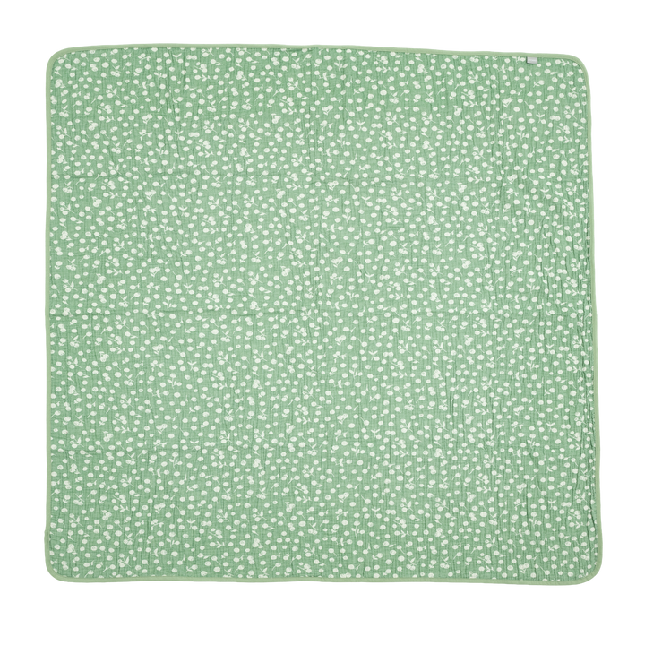 Stokke® Swaddle Muslin Blanket 110x110 - Sage Green Berries OCS