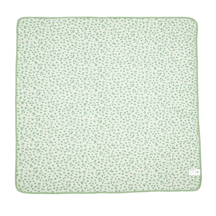 Stokke® Swaddle Muslin Blanket 110x110 - Sage Green Berries OCS