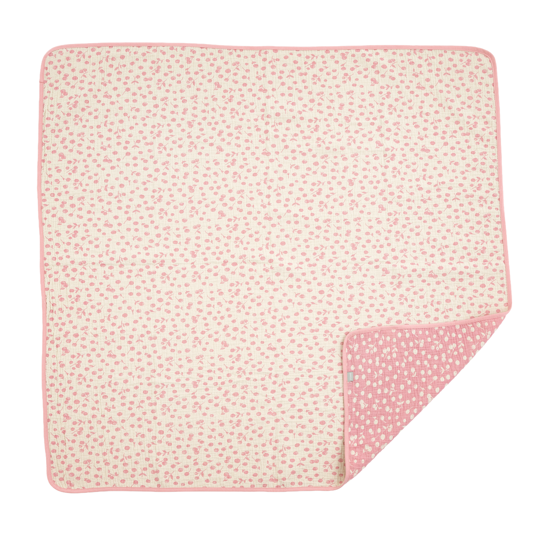 Stokke® Swaddle Muslin Blanket 110x110 - Wild Rose Berries OCS