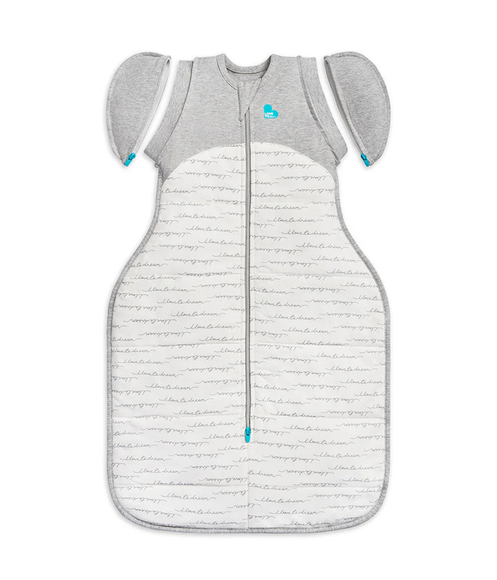 Love to Dream Swaddle Up™Transition Bag Quilted Stretch Cotton Medium 2.5 Tog - White Dreamer