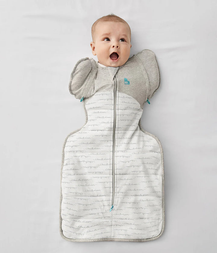 Love to Dream Swaddle Up™Transition Bag Quilted Stretch Cotton Medium 2.5 Tog - White Dreamer