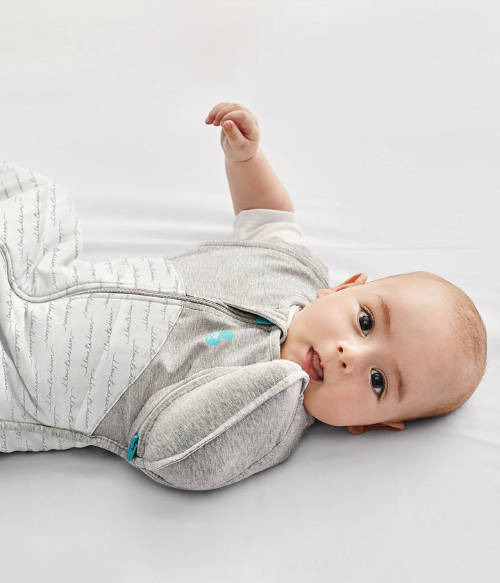 Love to Dream Swaddle Up™Transition Bag Quilted Stretch Cotton Medium 2.5 Tog - White Dreamer