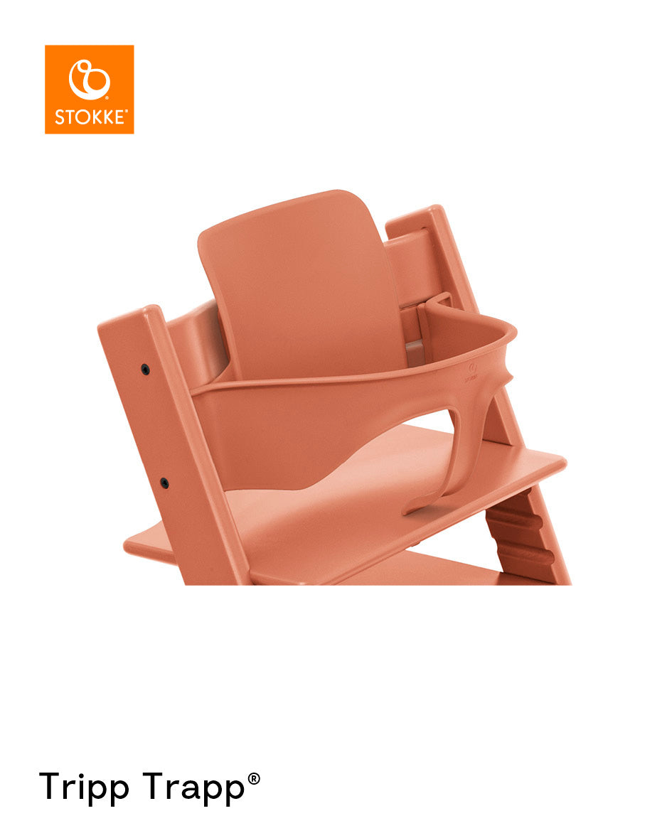 Stokke Tripp Trapp Chair & Baby Set - Terracotta