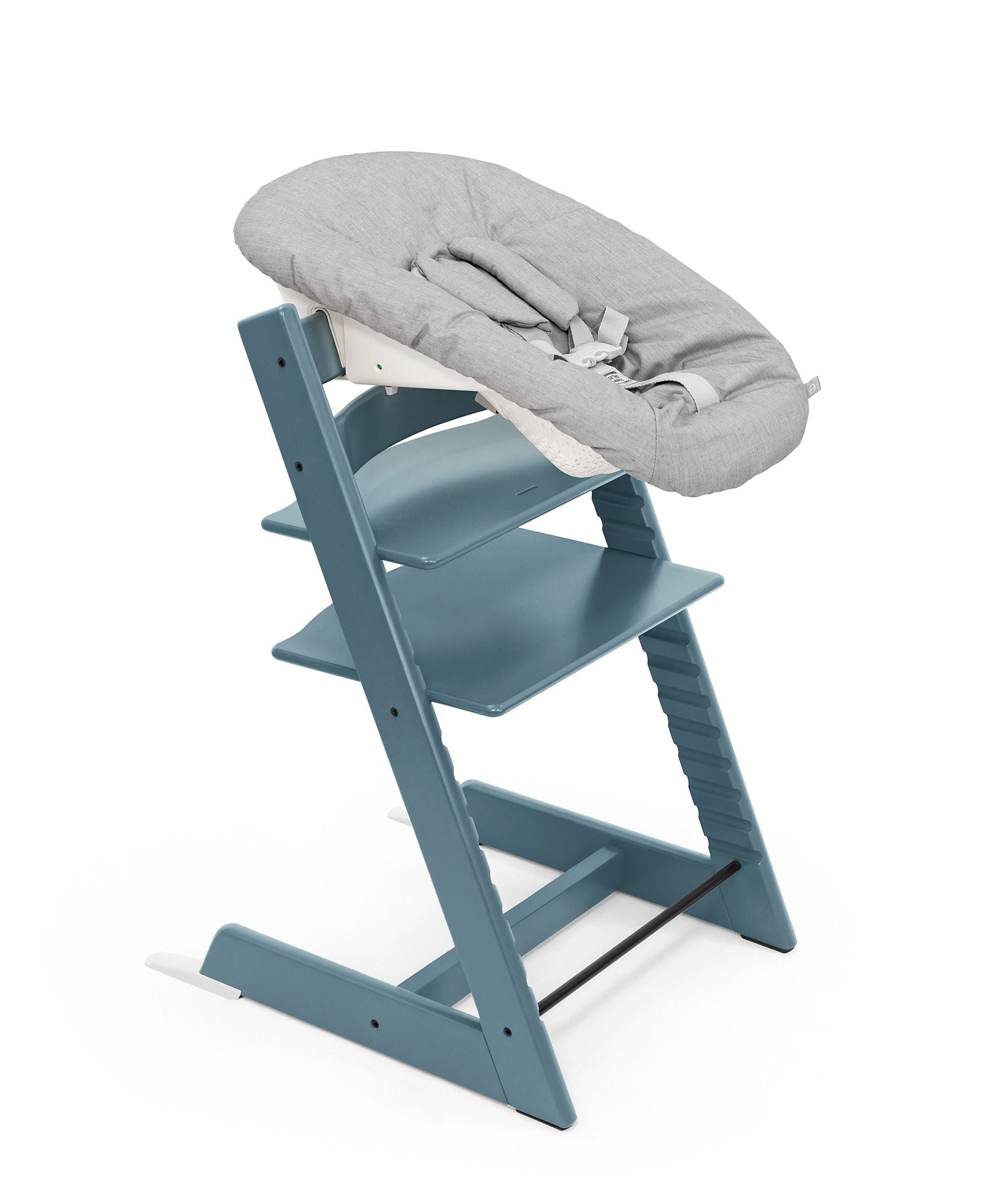 新品未使用品✨STOKKE TRIPP TRAPP FJORD BLUE 青 Tripp Trapp Newborn Bundle - Fjord Blue – Baby Nest