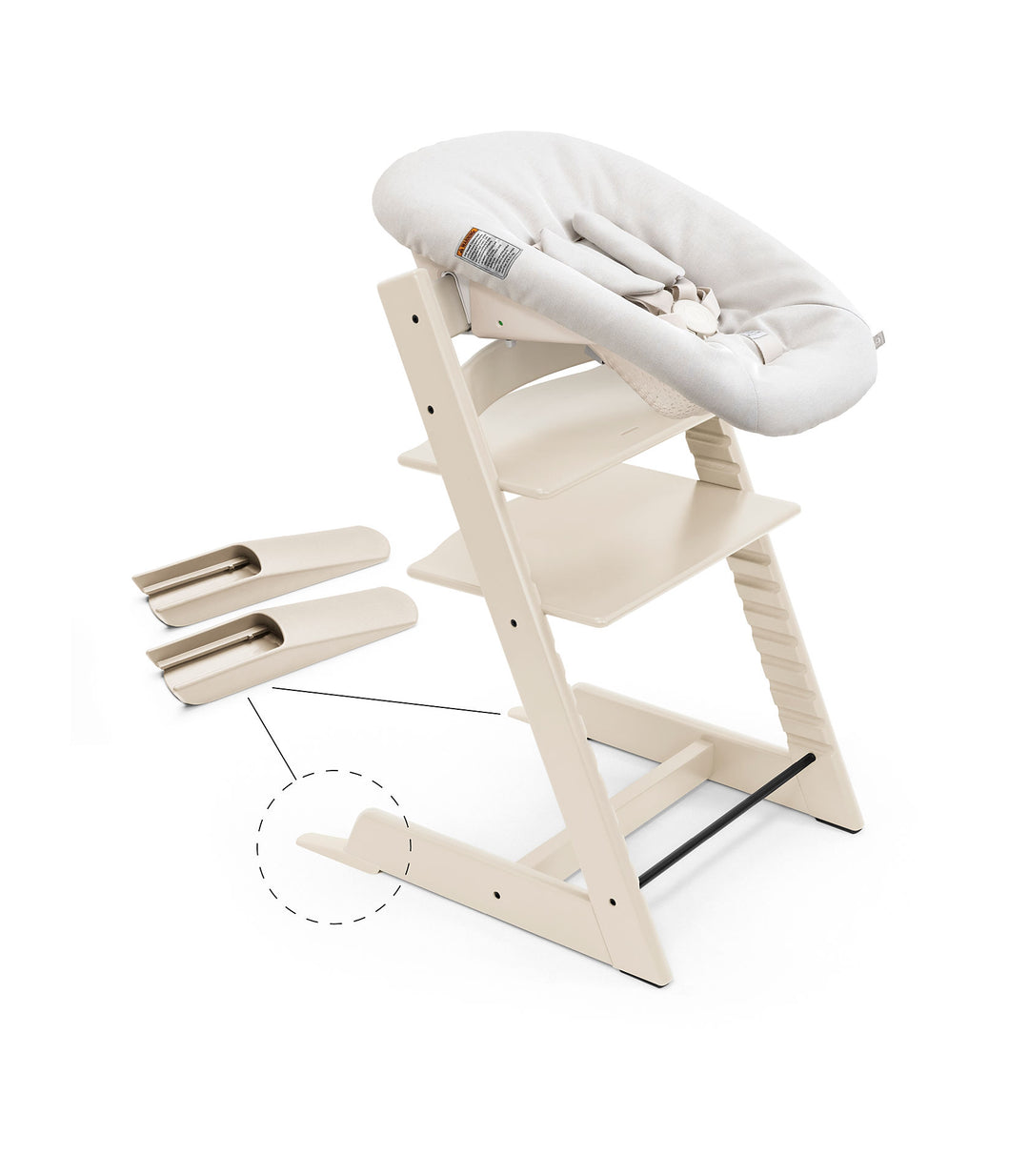 Tripp Trapp Newborn Bundle - Vanilla White