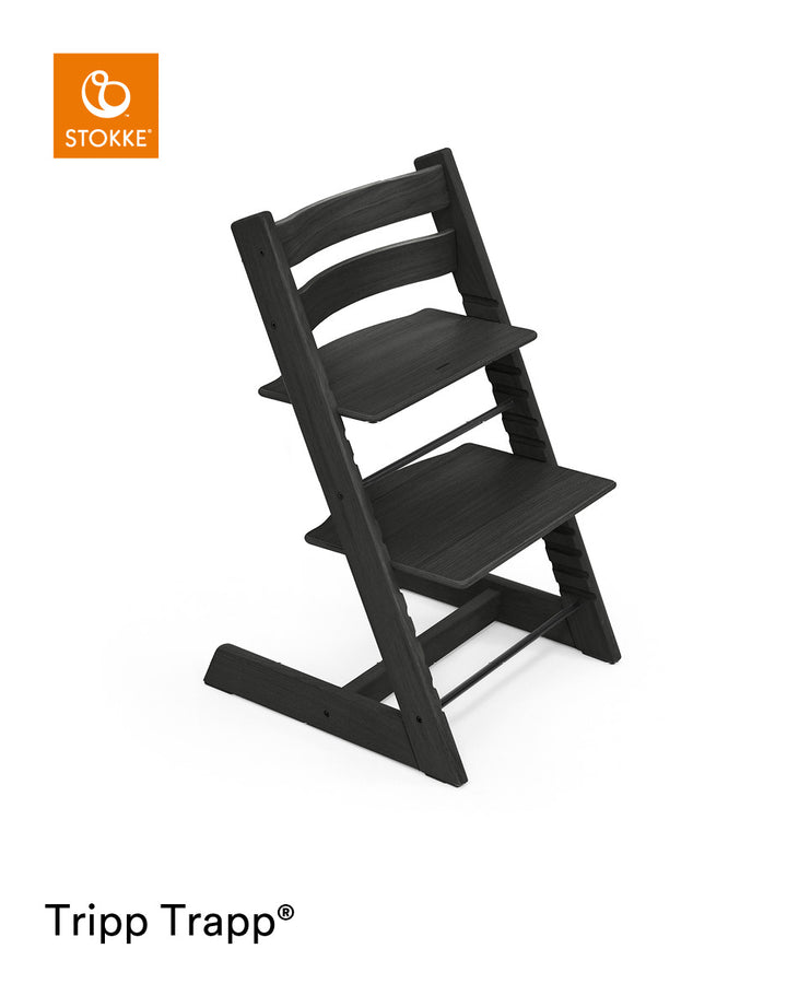 Stokke Tripp Trapp Chair & Baby Set - Oak Black