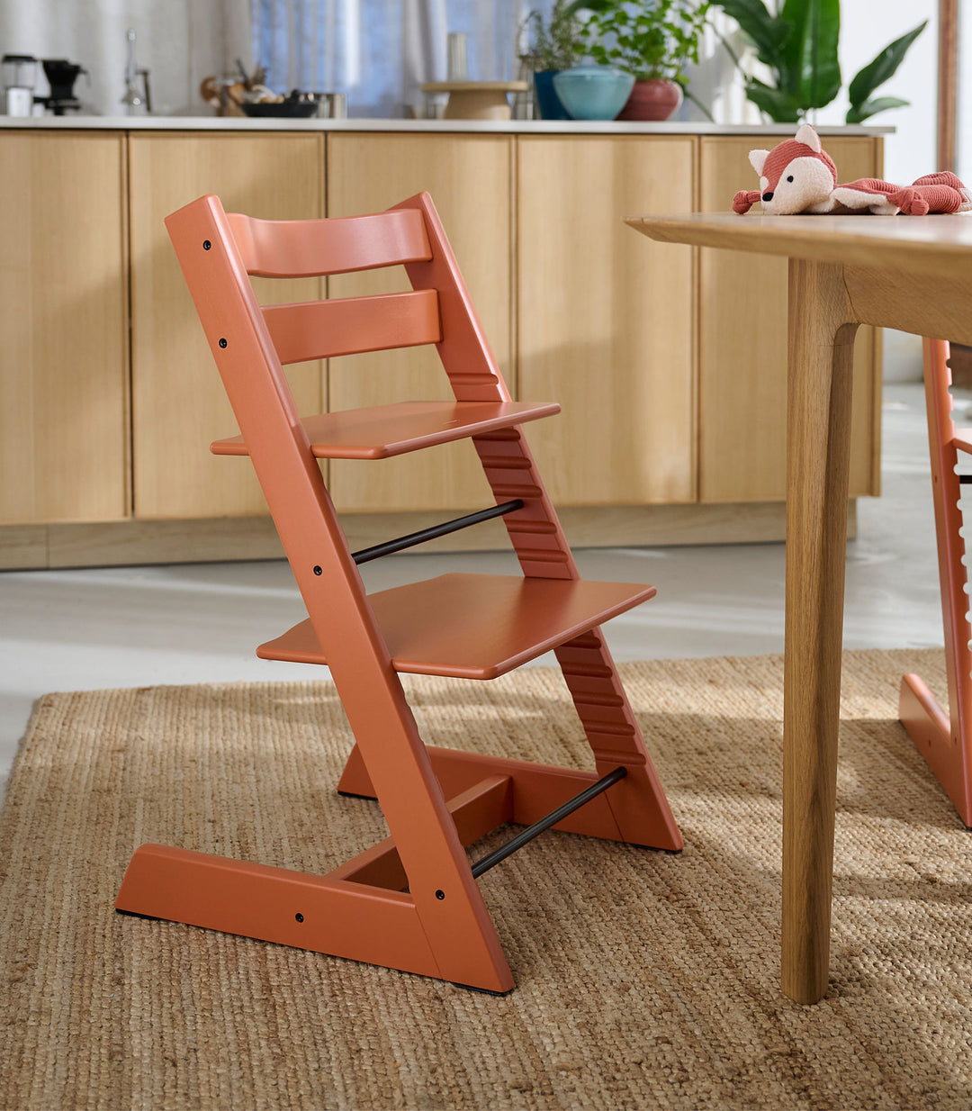 Stokke Tripp Trapp Chair & Baby Set - Terracotta