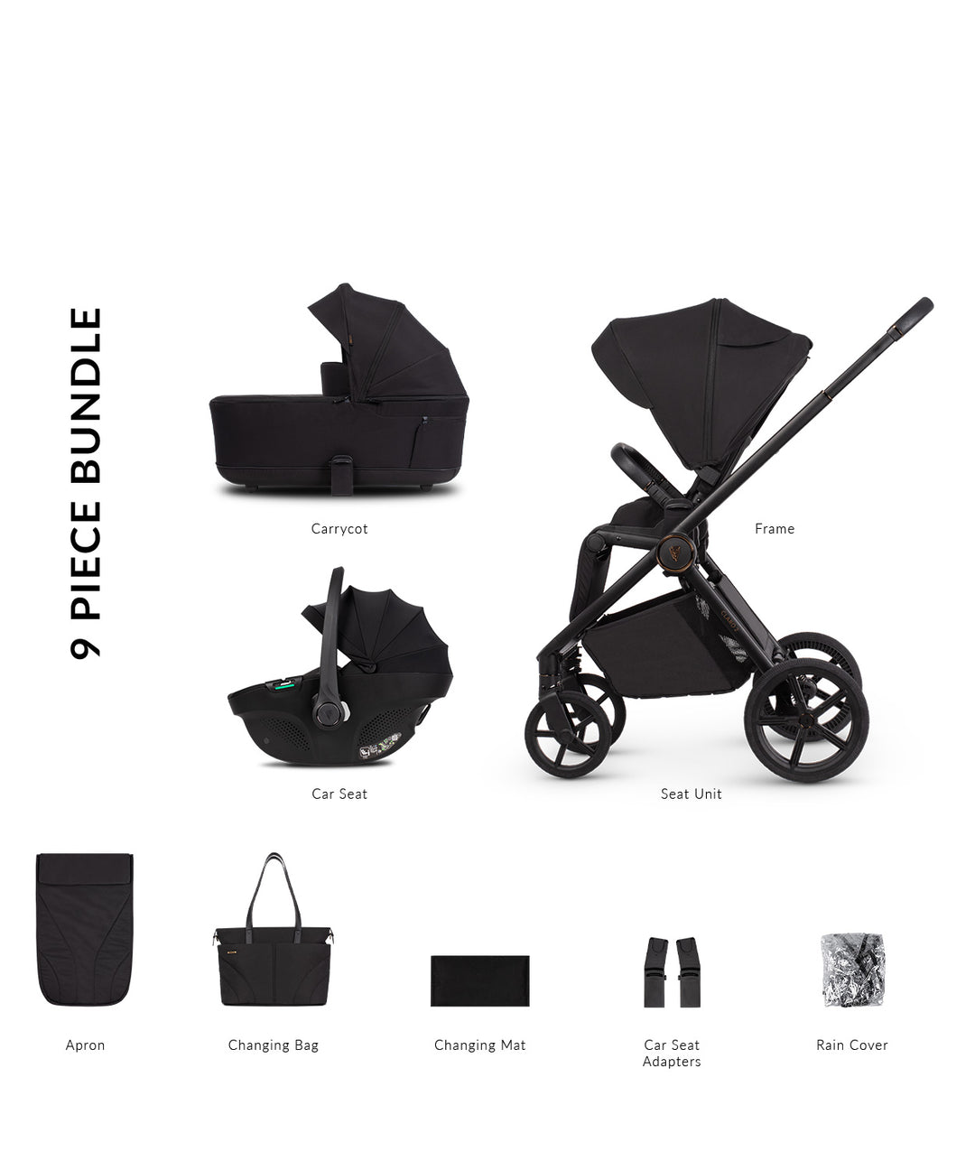 Venicci Claro 2 3 in 1 - Noir