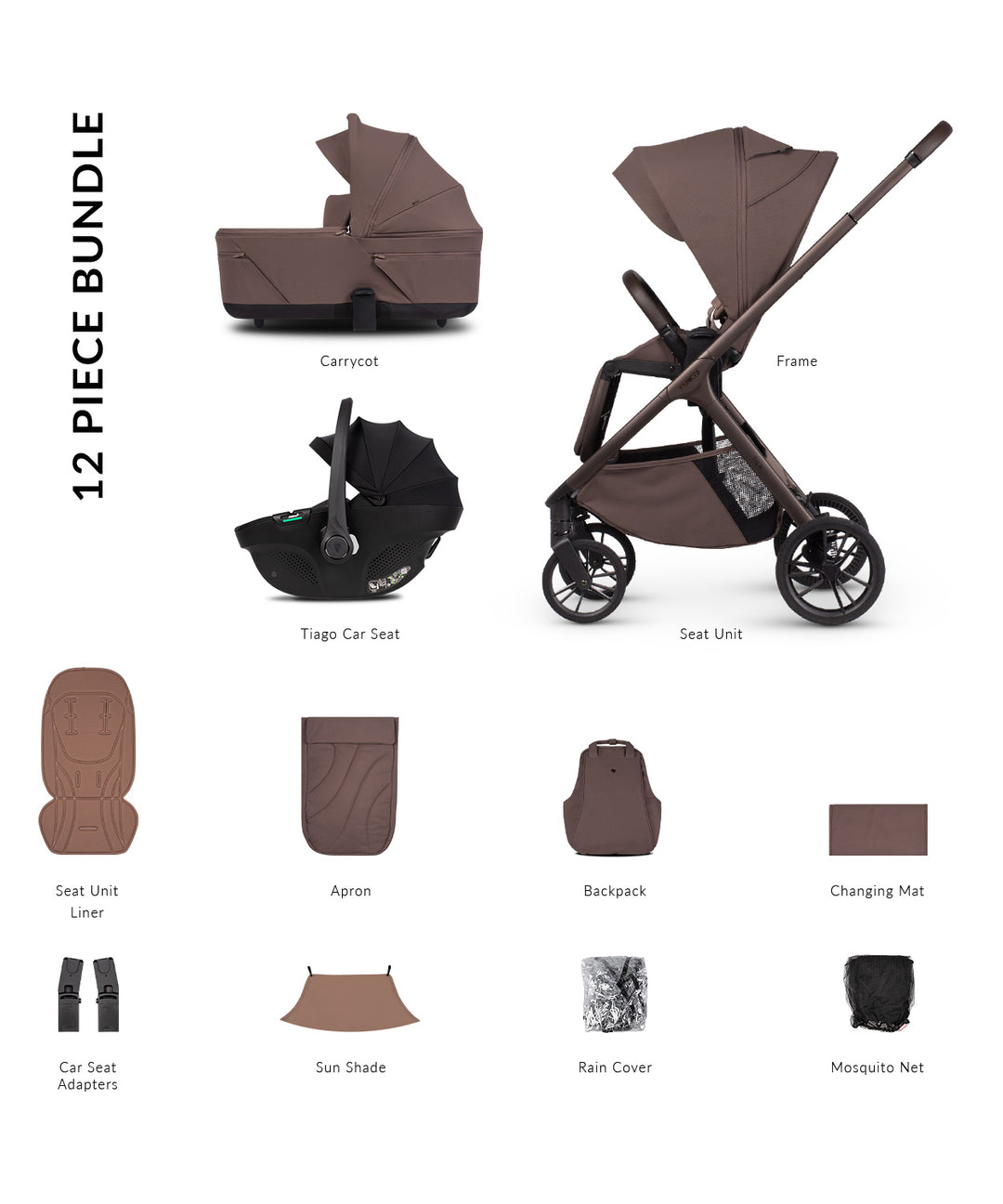 Venicci Tila 3 in 1 - Noce
