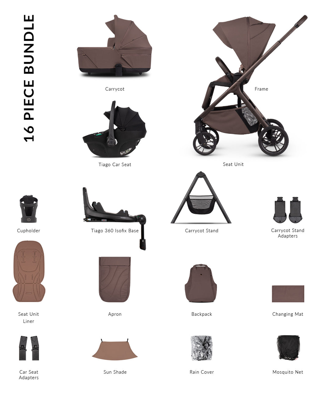 Venicci Tila 4 in 1 Plus - Noce