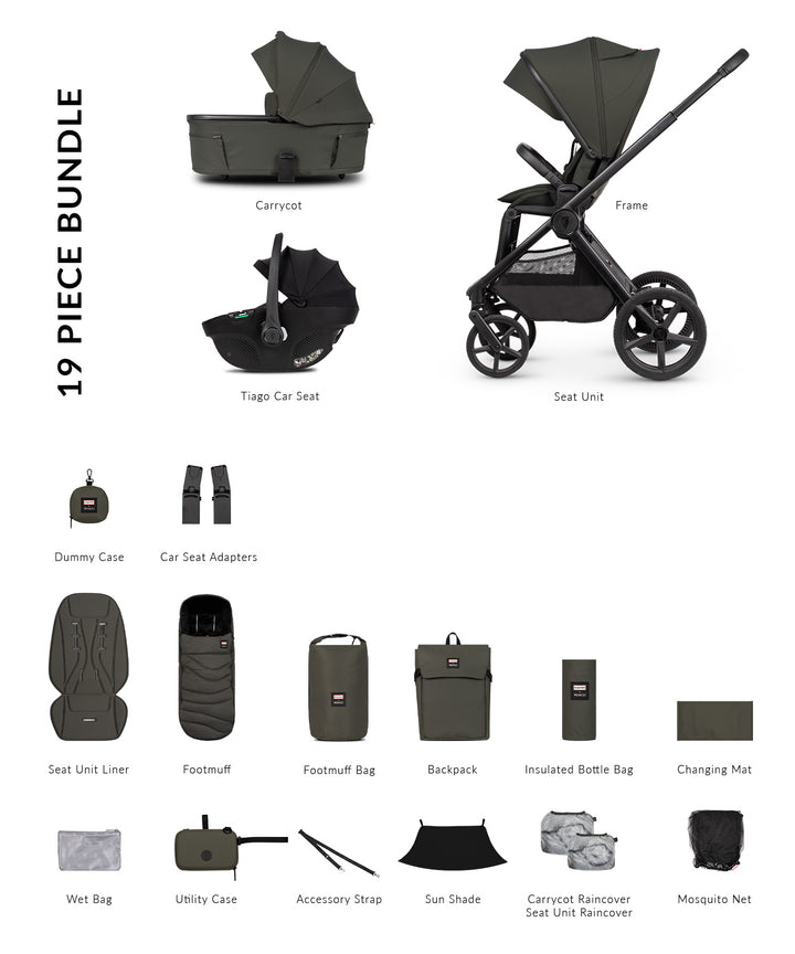 Venicci Upline 3 Hunter 3in1 - Dark Olive