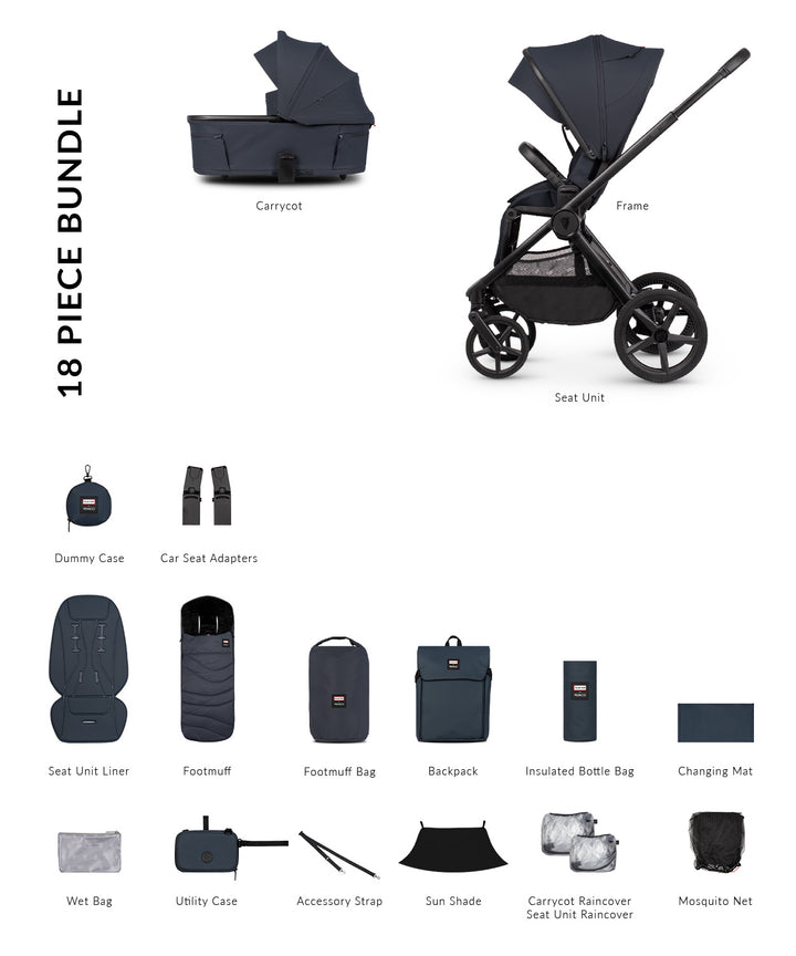 Venicci Upline 3 Hunter 2in1 - Navy