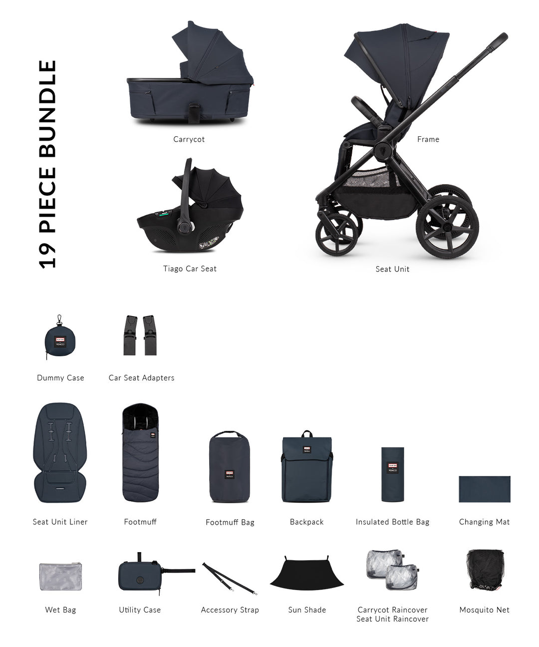 Venicci Upline 3 Hunter 3in1 - Navy