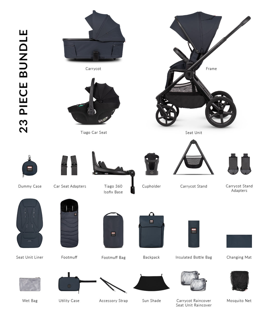 Venicci Upline 3 Hunter 4in1 plus - Navy